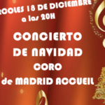 CONCIERTO DE NAVIDAD- CORO de MADRID ACCUEIL